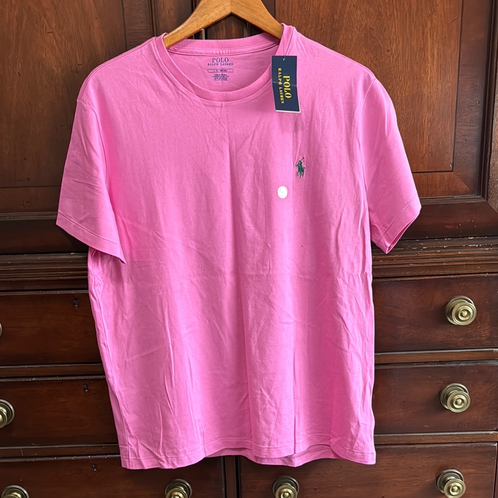 Polo by Ralph Lauren Pink Latge Men's Shirt